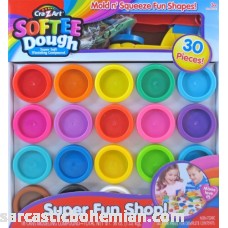 Cra-Z-Art Super Rainbow Softee Dough Color Pack Set 30-Piece B00H2SXCR6